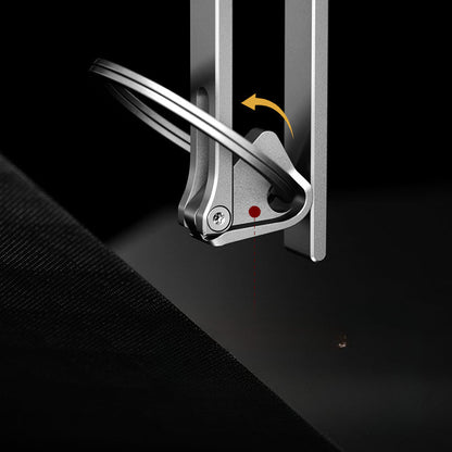 Anti-Loss Titanium Keychain Hook and Belt Clip for Durability