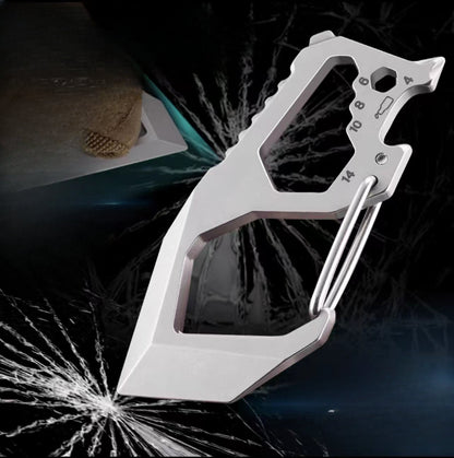 Stainless Steel Alpine Knuckle Duster Defender: Multi-Mount Safety Clip
