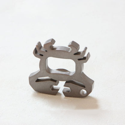 Titanium Crab Design Knuckle Duster for EDC with Bottle Opening Function