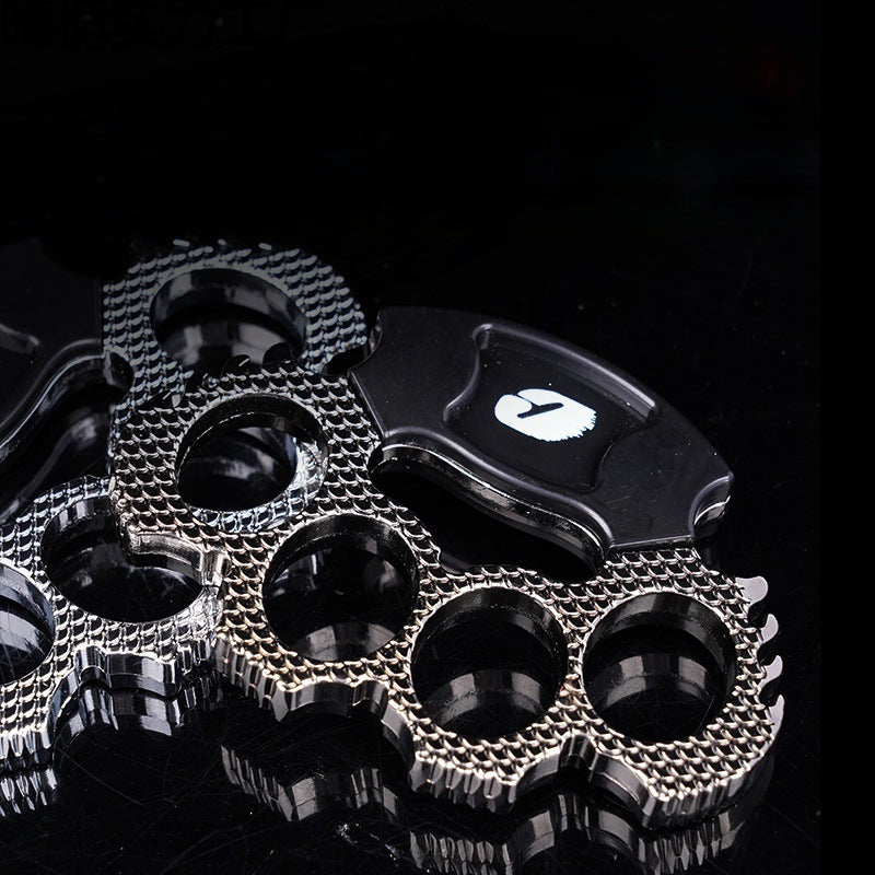 Zinc Alloy Defense Tool Outdoor Knuckle Duster Design