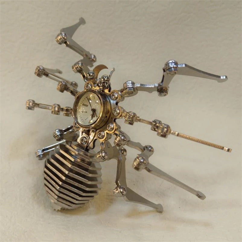 Stainless Steel Time Spider Puzzle for Unique Decor