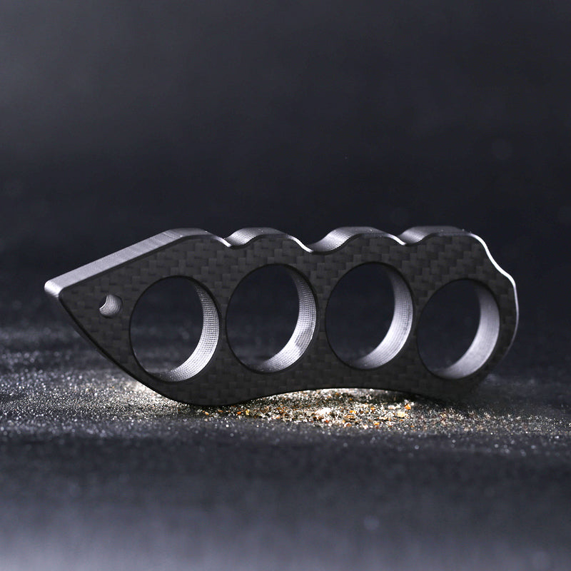 Carbon Fiber High Strength Pea Pod Four Knuckle Duster Design