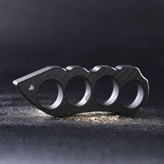 Carbon Fiber High Strength Pea Pod Four Knuckle Duster Design