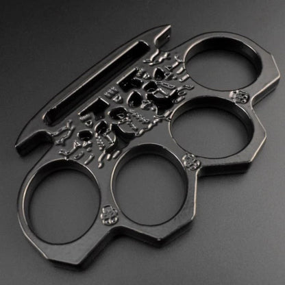 GhostGuard Solid Brass Knuckle Duster and Window Breaking Gear for Emergencies