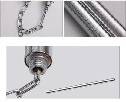 Outdoor Self-Defense Steel Nunchaku with Dual Utility