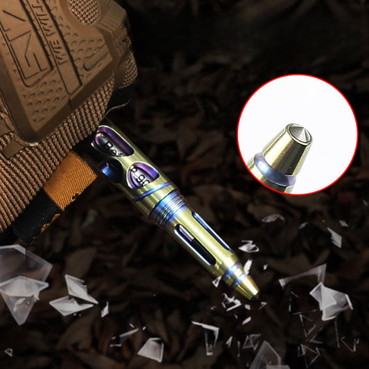 Precision Crafted Titanium Tactical Pen Light for EDC