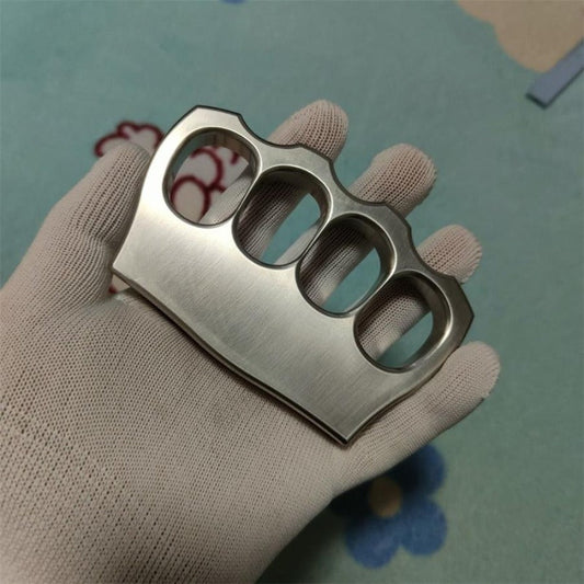 Protective Knuckle Duster Crafted from 304 Stainless Steel for EDC