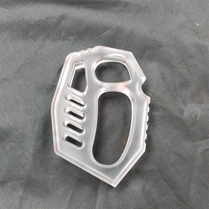 Non-Metallic Knuckle Duster Compact Tool for Window Breaking and Self-Defense