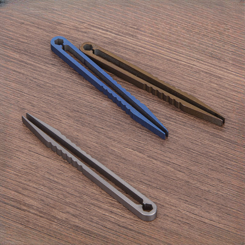 Multi-Function Static-Free TC4 Titanium Tweezers with Anti-Magnetic Properties