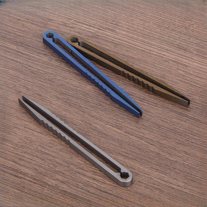 Multi-Function Static-Free TC4 Titanium Tweezers with Anti-Magnetic Properties