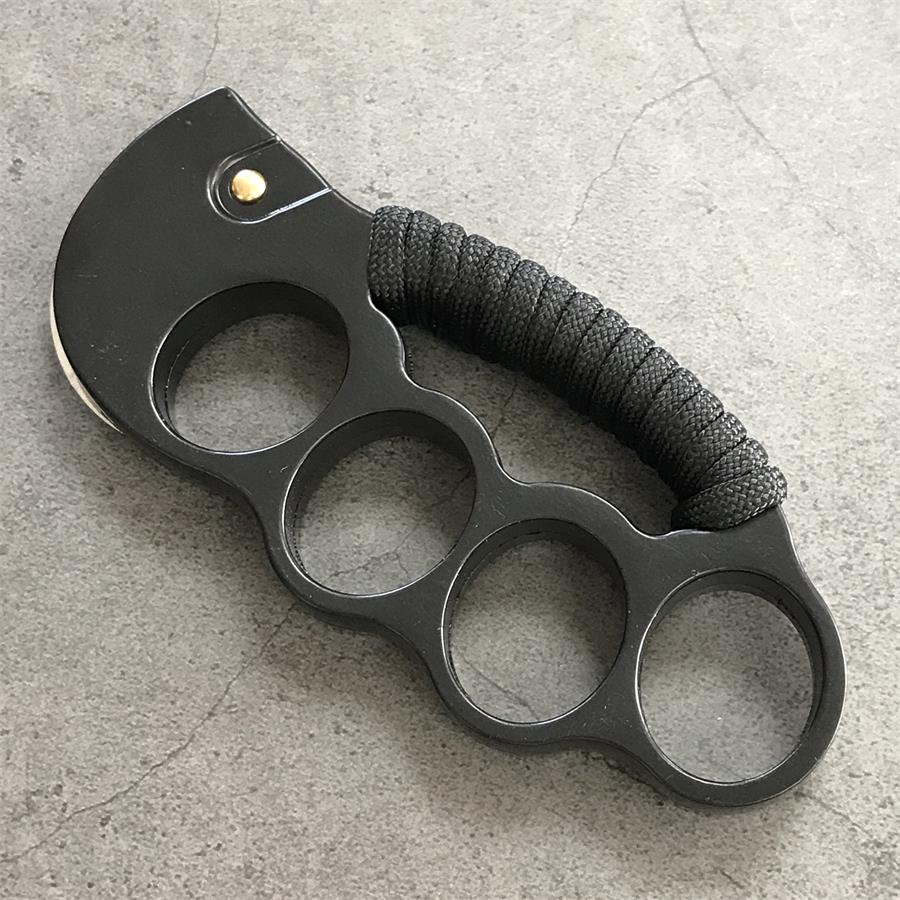 EDC Knuckle Duster Knife Set Multi-Purpose Self-Defense Tool