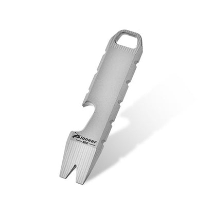 Portable Titanium Pry Bar with Bottle Opener EDC Utility Tool