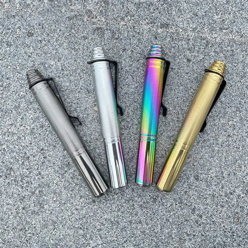 Miniature Expandable Baton in Pen Form for Protection