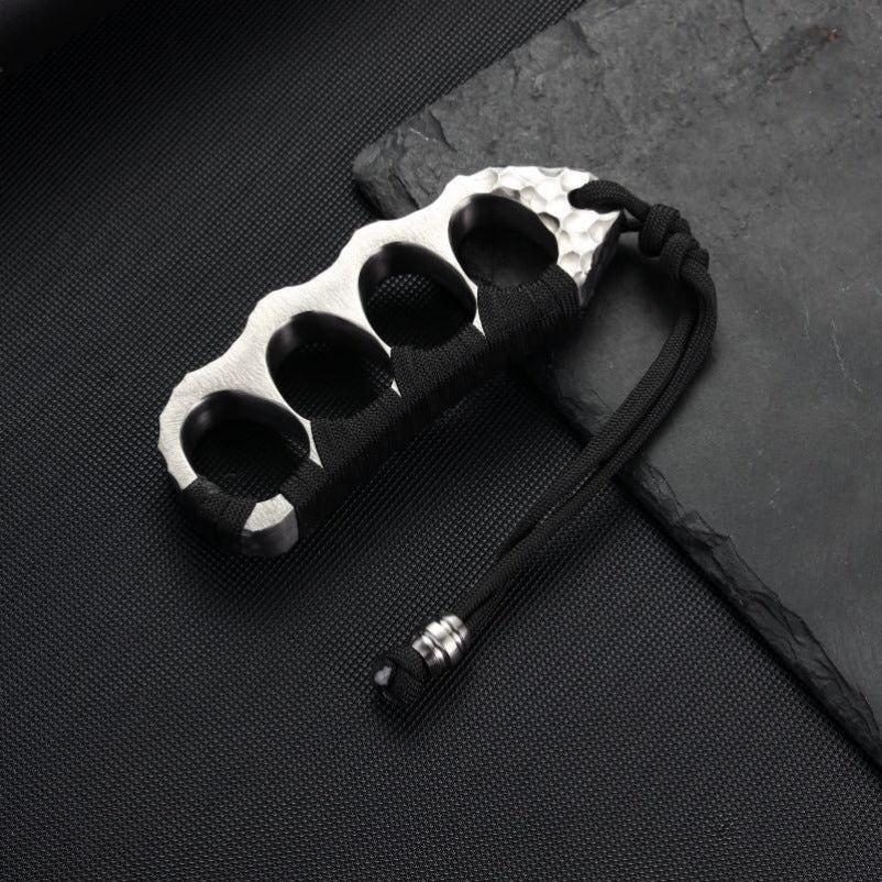 Portable Pea Knuckle Duster Made from TC4 Titanium for EDC