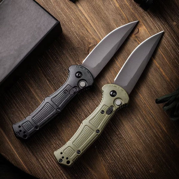 Nylon Fiber Handle Folding Knife for Outdoor Tactical Hunting with D2 Blade