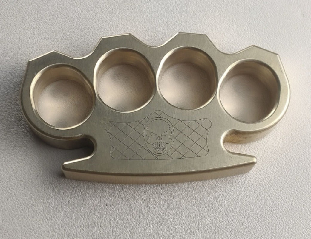 PrecisionGuard Durable Brass Knuckle Duster for Protection and Window Smashing