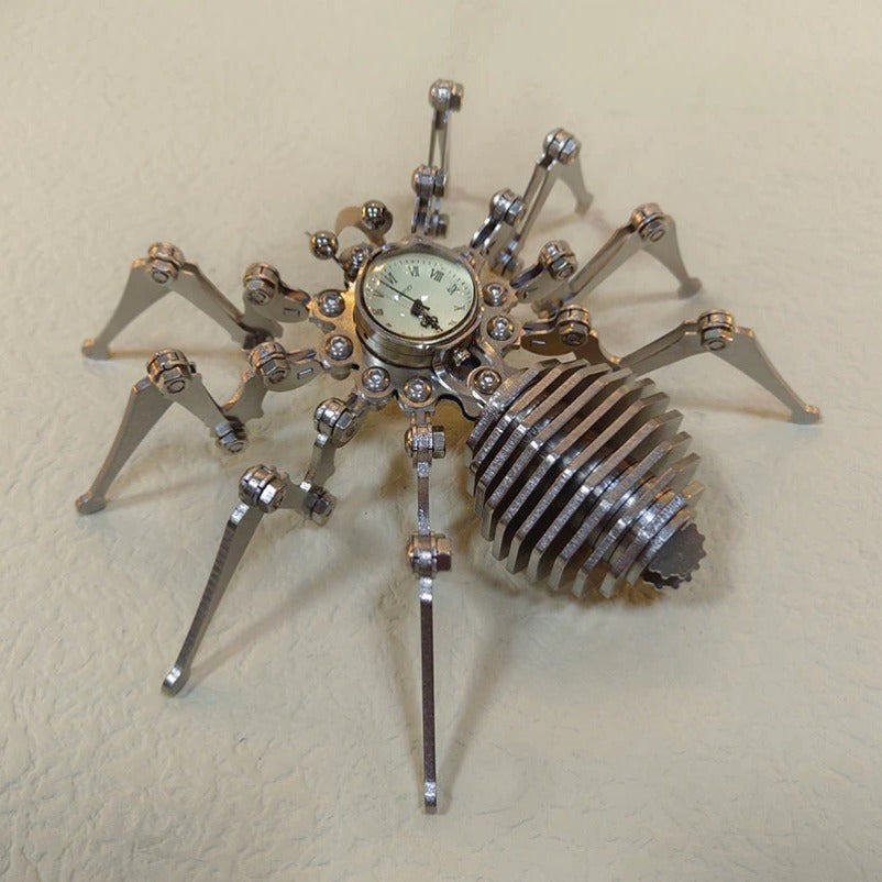 Stainless Steel Time Spider Puzzle for Unique Decor