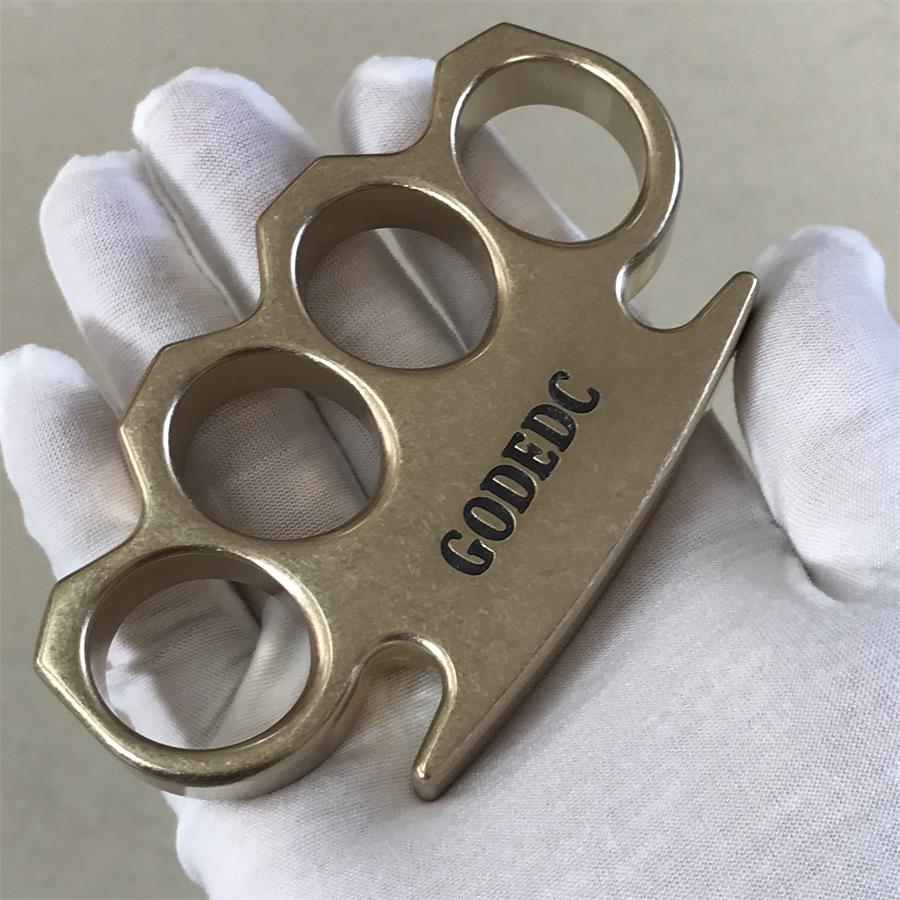 GODEDC KING OF GOD Stonewashed Brass Knuckle Duster Classic Edition