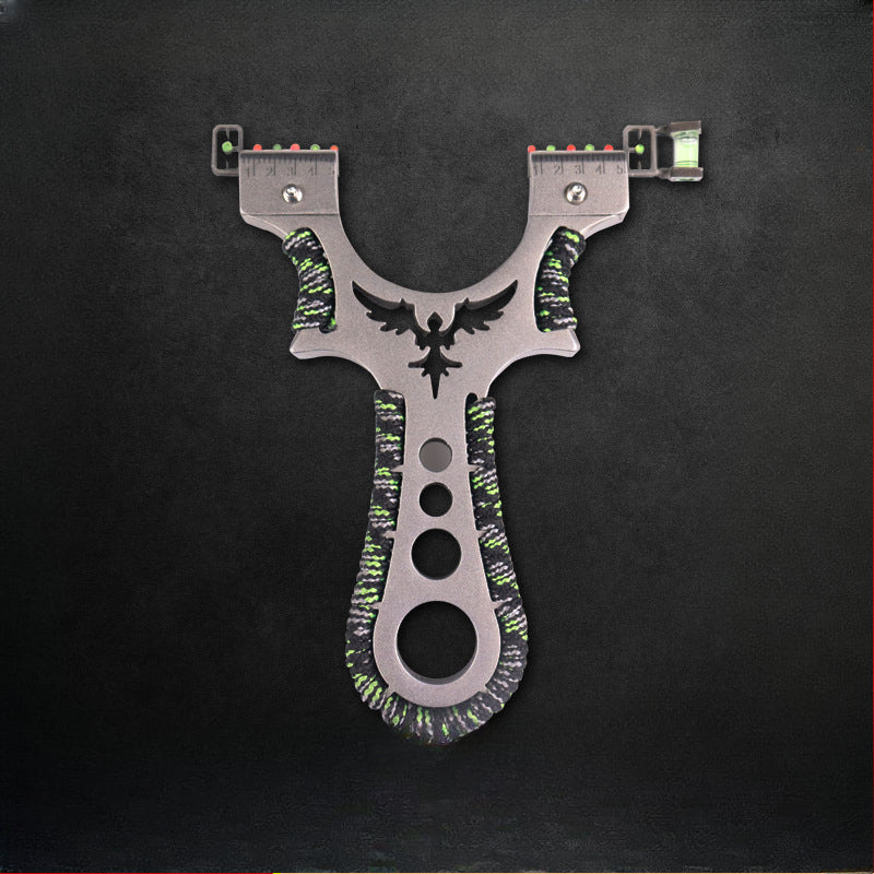 Stainless Steel Multi-Tool Slingshot for Outdoor Use with Fast Release