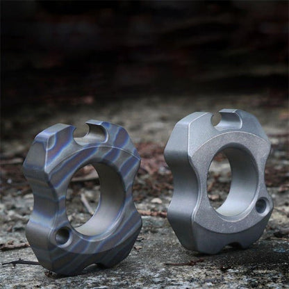 Handfire Mini Titanium Knuckle Duster Dual-Function Bottle Opener