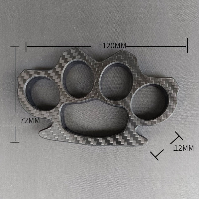 Carbon Fiber Knuckle Duster Security Tool in Various Designs