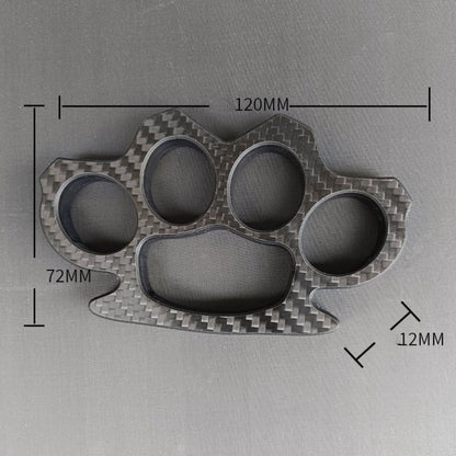 Carbon Fiber Knuckle Duster Security Tool in Various Designs