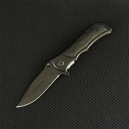Folding Knife with Durable Wooden Handle for Everyday Self-defense