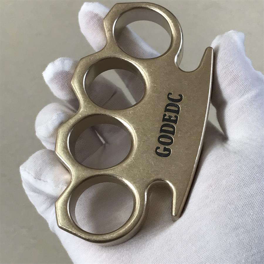 GODEDC KING OF GOD Stonewashed Brass Knuckle Duster Classic Edition
