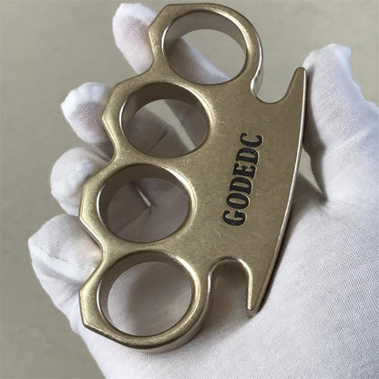 GODEDC KING OF GOD Stonewashed Brass Knuckle Duster Classic Edition
