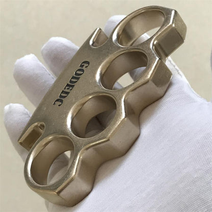GODEDC KING OF GOD Stonewashed Brass Knuckle Duster Classic Edition