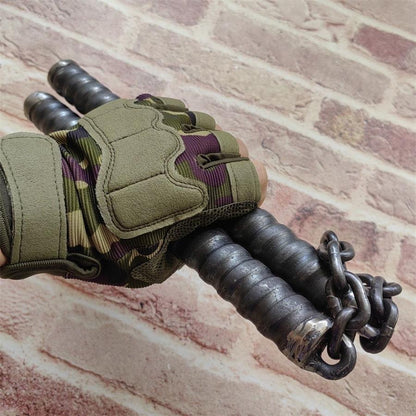 Non-Slip High-Speed Steel Threaded Tactical Defense Stick