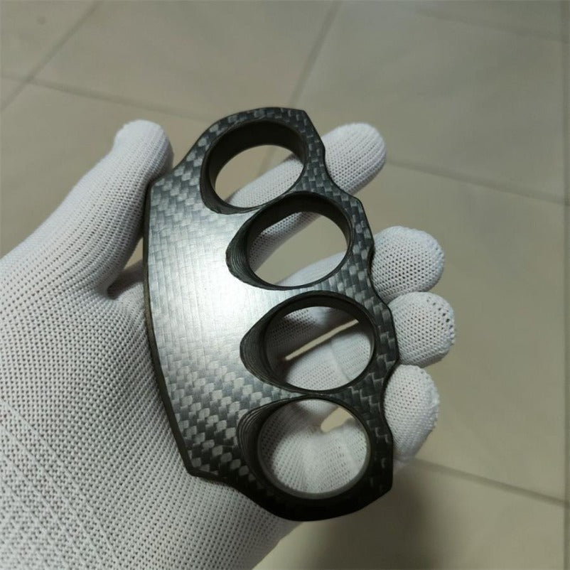 Carbon Fiber Defense Gear Knuckle Duster for Reliable Protection