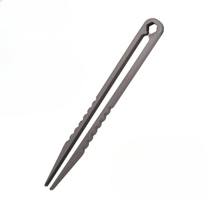 Multi-Function Static-Free TC4 Titanium Tweezers with Anti-Magnetic Properties