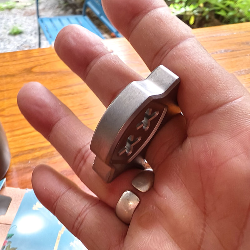 Mini Knuckle Duster for Everyday Carry and Self-Defense