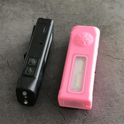 Self-defense Flashlight with Built-in Stun Gun Feature