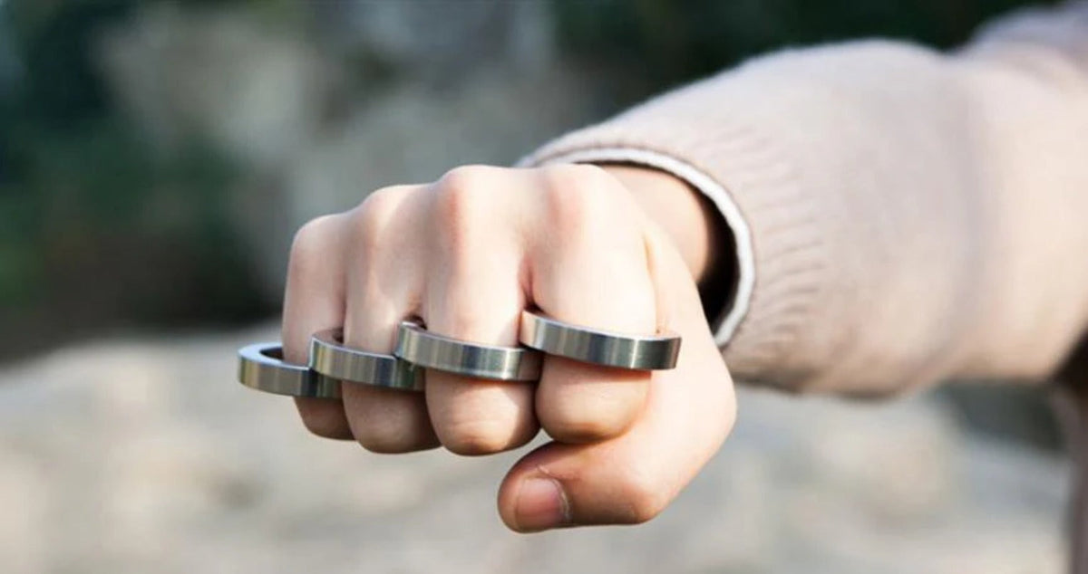 FistFold Four Finger Knuckle Duster for Compact Self-Defense and EDC Gear