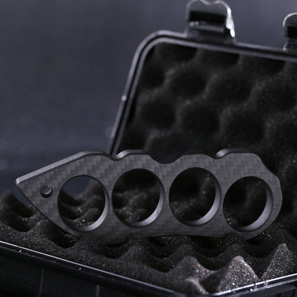 Carbon Fiber High Strength Pea Pod Four Knuckle Duster Design
