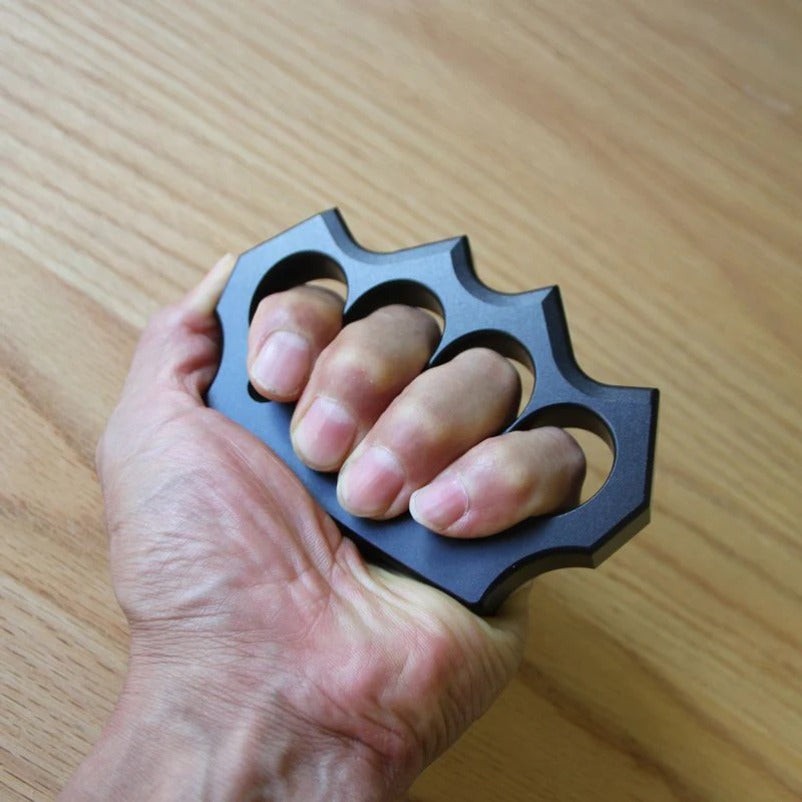Heavy-Duty Aluminum Knuckle Duster Portable Emergency Tool