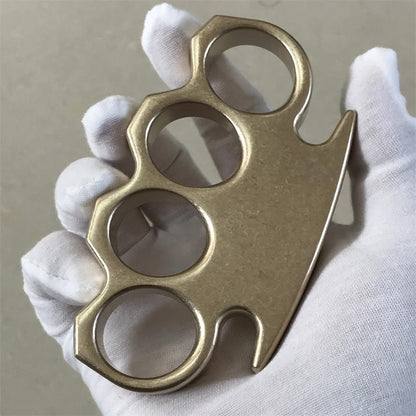 The KING Classic Design Stonewashed Brass Knuckle Duster