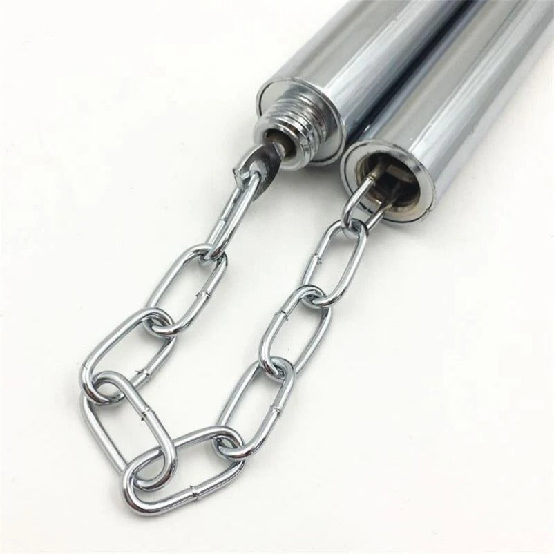 Outdoor Self-Defense Steel Nunchaku with Dual Utility