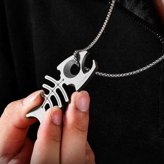 Titanium EDC Bottle Opener with Built-In Self-Defense Feature