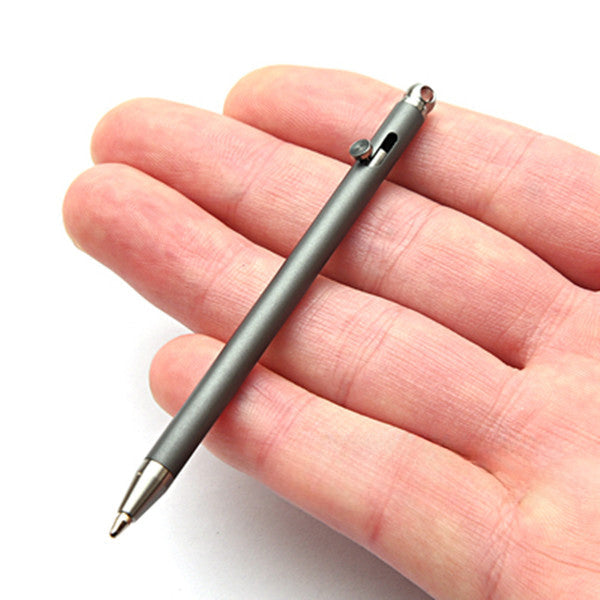 Titan Scribe Mini Ballpoint Pen for EDC Keychain