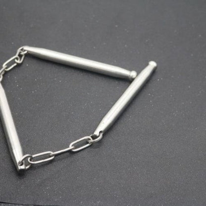 Solid Stainless Steel Whip Three-Section Self-Defense Gear
