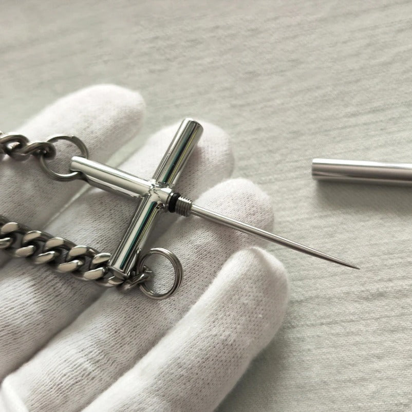 Ti Steel Pick Tactical Chain Defender for Protection
