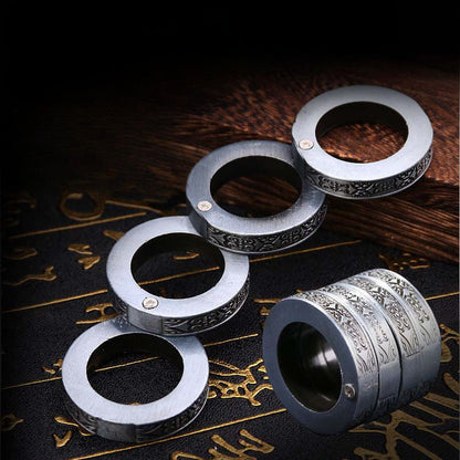 Foldable Zinc Alloy Knuckle Duster for Self Defense