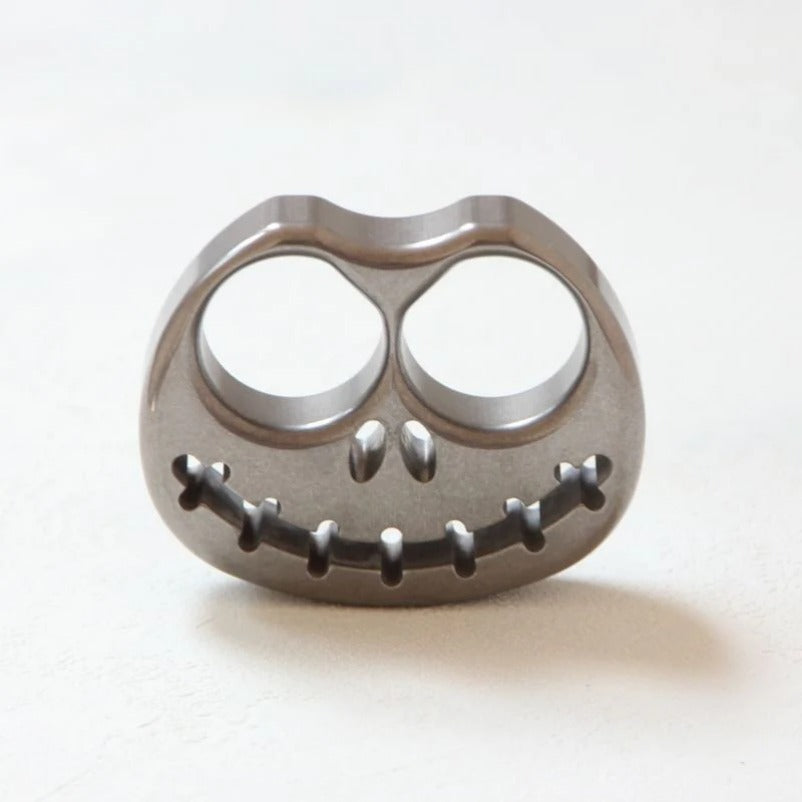 Pumpkin Style TC4 Titanium Knuckle Duster Self-Defense