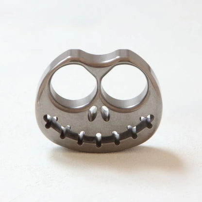 Pumpkin Style TC4 Titanium Knuckle Duster Self-Defense
