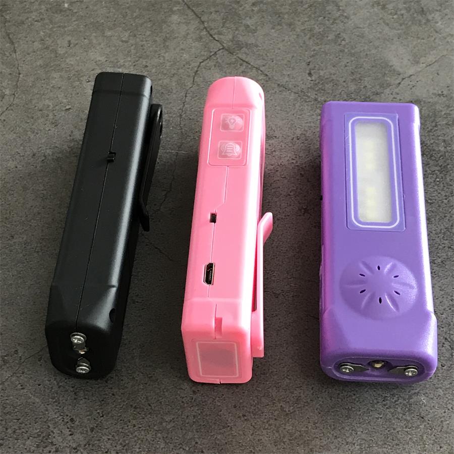 Self-defense Flashlight with Built-in Stun Gun Feature