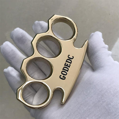 Mirror-Finished Classic Brass Fist Protector