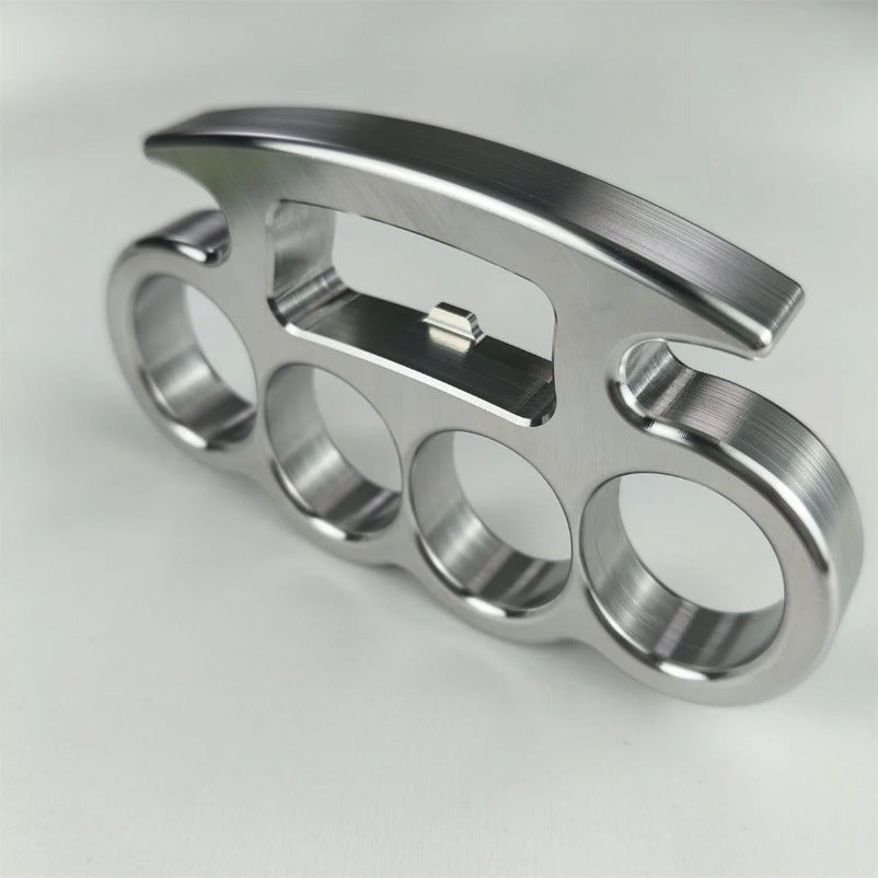 Steel Knuckle Duster Classic Design with Integrated Window Breaker